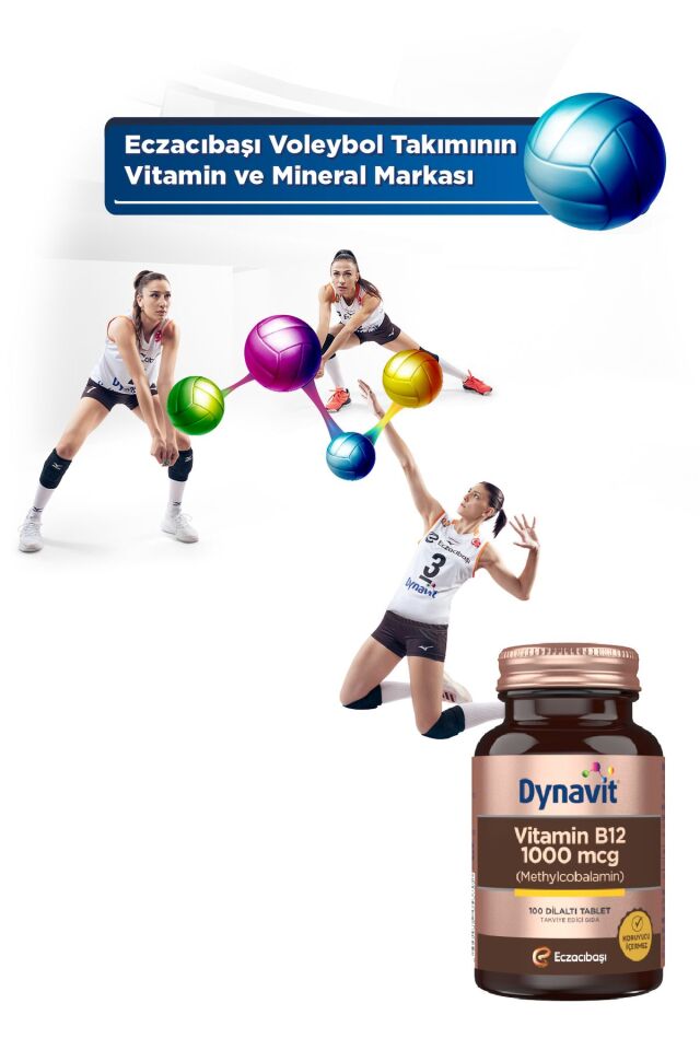 Vitamin B12 1000 mcg 100 Dilaltı Tablet